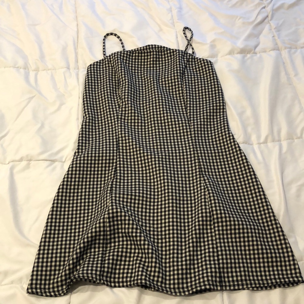 checkered dress